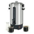 thumbnail image 2 of HomeCraft 100-Cup Coffee Brewer, 1500W Quick-Brewing Coffee Urn and Electric Coffee Pot, Stainless Steel, 2 of 7