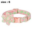 thumbnail image 2 of Dog Collar Strap Flower Adjustable Cotton Dog Collar Safety Soft Pet Collar Girl Dog Collar Flower, 2 of 5
