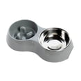 thumbnail image 2 of House Of Paws Bol Double pour Chien Go Slow, 2 of 2