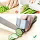 thumbnail image 5 of Protector de dedos de acero inoxidable, 3 piezas, herramienta de cocina, protector de dedos para cortar verduras, protector de dedos ajustable, herramienta de cocina para cortar Xemadio WL-00043, 5 of 6