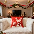 thumbnail image 4 of Fundas de Almohada Navideñas de 45 X 45 Cm, Decorativas, de Tela Suave y con Cremallera Oculta para Decoración Del Hogar., 4 of 6