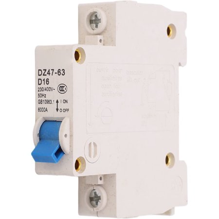 Shell Overload 1P Miniature Circuit Breaker PA66 Shell DIN Rail Mounted Overload ...