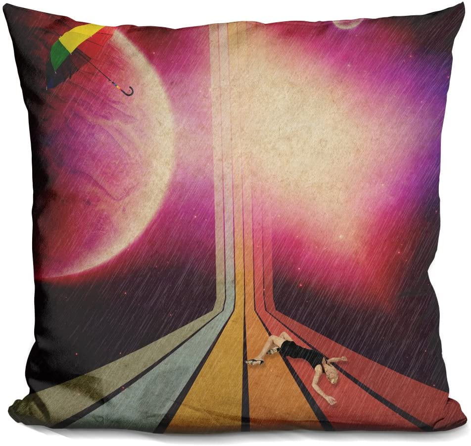 LiLiPi Night Lights Decorative Accent Throw Pillow 