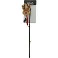 thumbnail image 7 of Pavilion - Reindeer - 18" String Cat Toy With 18" Stick Handle With Ribbons And Bells Kitten Kitty Feline Furry Companion Christmas Holiday Gift Present, 7 of 7