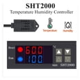 thumbnail image 5 of SHT2000 Temperature Humidity Controller Thermostat Humidistat Indoor Brewing Incubator Thermometer Hygrometer AC110-230V, 5 of 5