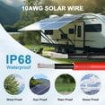 thumbnail image 3 of Cable para panel solar MOOKEERF 10 AWG 61 m negro y rojo, 3 of 7