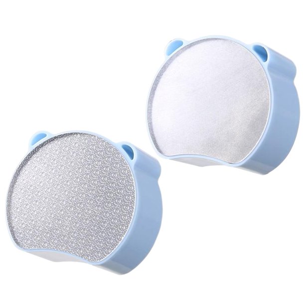 Depiladora de doble cara, depiladora indolora, piel suave para mujeres (azul) Likrtyny Libre de BPA