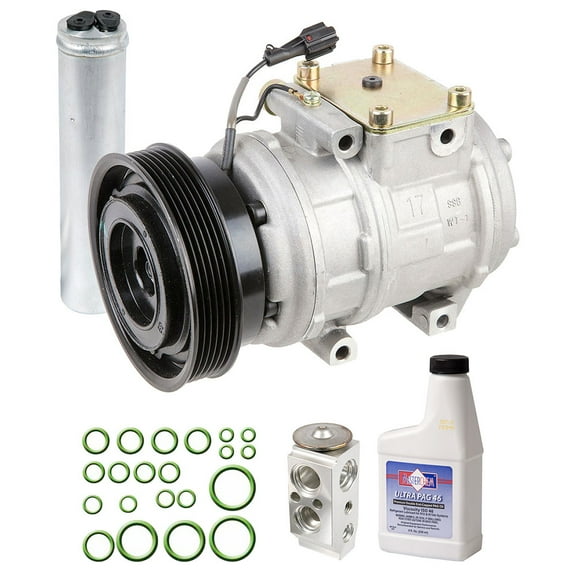 For Hyundai Tucson 2.7L 2006 2007 2008 2009 AC Compressor w/ A/C Repair Kit - BuyAutoParts