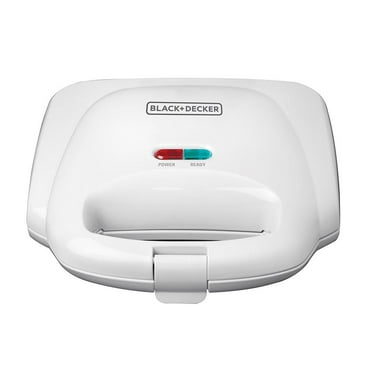 Sandwichera Black & Decker de Placas Profundas Blanca SM1000W