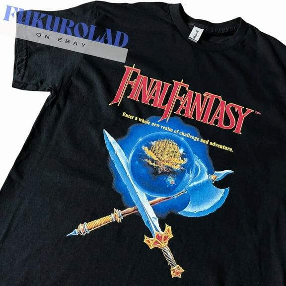 VINTAGE Final Fantasy UNISEX Game t-shirt - GILDAN - high quality print