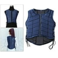 thumbnail image 4 of Casulla de protección de equitación acolchada de EVA, protección de equitación de encaje con cremallera ajustable Mujeres M kusrkot Protector Chaleco Equitación, 4 of 8