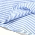thumbnail image 5 of Lmueinov Striped Long Sleeve Shirts for Men Plus Size Button Mock Neck Loose Fit Tops Office Vacation Casual Vacation Outfits, 5 of 7