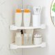 thumbnail image 4 of Estante esquinero para baño sin taladro – Organizador de ducha adhesivo de pared con forma de triángulo para inodoro, bañera, lavabo y cocina., 4 of 6