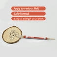 thumbnail image 2 of Pyrography pen double-ended chemical pyrography pen, DIY woodworking safety tool, reversible fine pen tip, upgraded version of bevel head and round head, 2 of 8