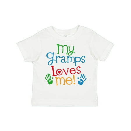 

Inktastic My Gramps Loves Me Outfit Gift Toddler Boy or Toddler Girl T-Shirt