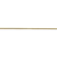 thumbnail image 3 of 18k Yellow Gold 24 Inch 1mm Spiga Chain Necklace Pendant Charm Wheat, 3 of 9