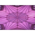 thumbnail image 1 of Ahgly Company Indoor Rectangle Patterned Bright Neon Pink Purple Area Rugs, 4' x 6', 1 of 6