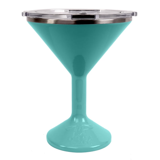 ORCA Tini Copa de Martini de acero inoxidable de 13 oz | Vaso con aislamiento térmico para cualquier fiesta al aire libre, picnic, piscina, playa y patio: Seafoam
