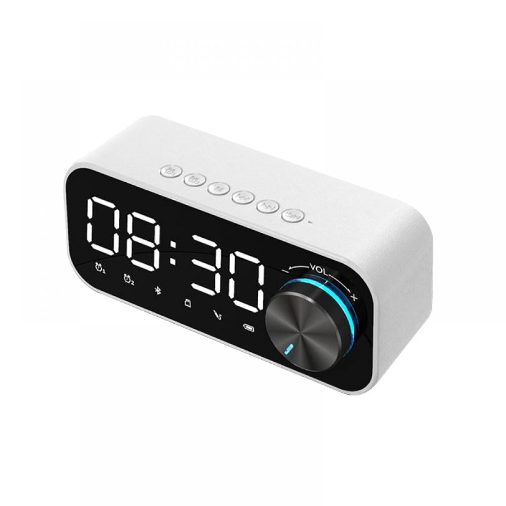 Digital Alarm Clock with Speaker & FM Radio Portable Music Player