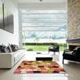 thumbnail image 6 of Ahgly Company Indoor Rectangle Patterned Bee Yellow Area Rugs, 5' x 7', 6 of 6