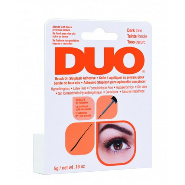 Duo BrushOn Eyelash Adhesive, Dark