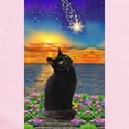 thumbnail image 2 of CafePress - Black Cat Star Gazing Body Suit - Baby Light Bodysuit, Size Newborn - 24 Months, 2 of 4