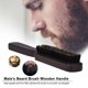 thumbnail image 4 of Cepillo de barba para hombre, peine de madera para bigote, brocha de afeitar masculina, cepillo multifuncional para el vello facial., 4 of 8