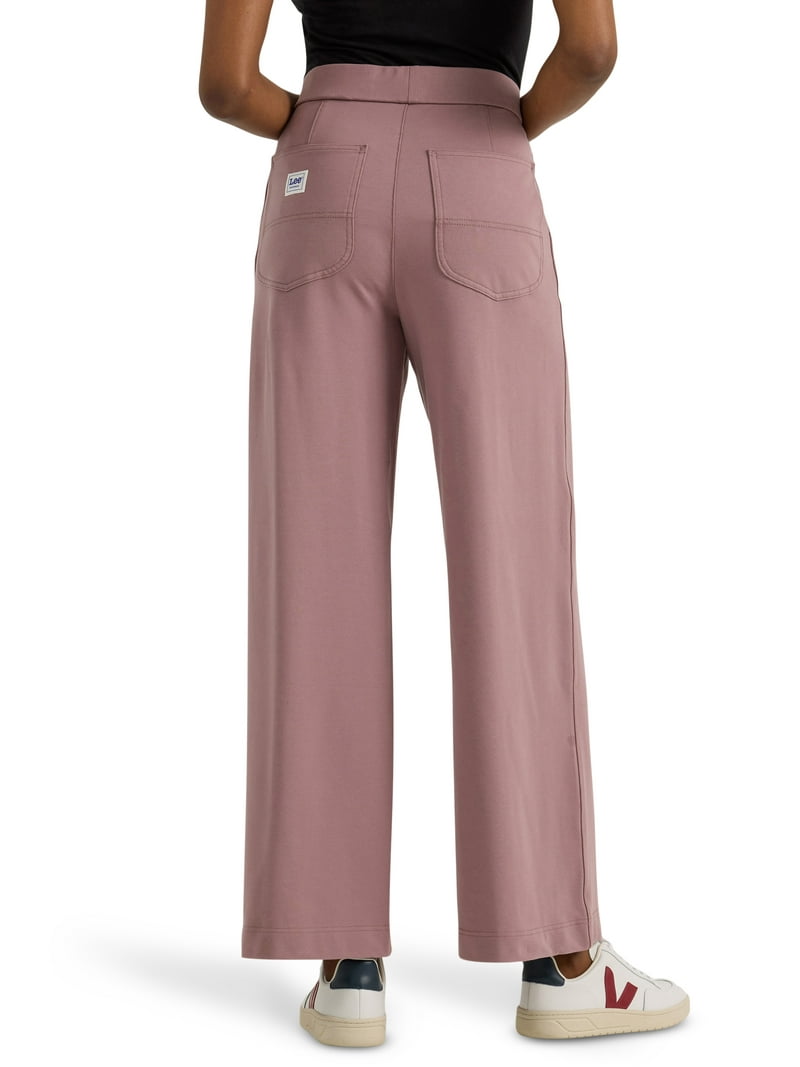 Lee Women's High Rise Wide-Leg Pull-On Pant, Soft Cotton