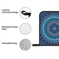 thumbnail image 4 of Pofeuu Dot Painting Print Oven Mitts and Pot Holders 4 pcs Set,High Heat Resistant 500 Degree Extra Thicken Long Kitchen Cotton Oven Glove for Cooking, 4 of 6