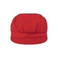 thumbnail image 3 of TOPTIE Chapeau de Chef à Bord Court pour Femmes - Filet de Cheveux Réglable et Respirant pour Cuisine, Service Alimentaire, Travail-Rouge, 3 of 8