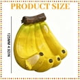 thumbnail image 3 of Banana Shaped Resin Bird Feeder, No Spill Bird Feeder, Automatic Bird Feeder, Durable Outdoor Yard Patio Wildlife Feeding Station for Birds, Novelty Hanging Seed Tray 1Pcs, 3 of 9