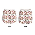thumbnail image 4 of Disketp Rose Flowers Print Women's Shorts Workout Shorts for Athletic Gym Running Shorts with Phone Pockets XX-Large, 4 of 8
