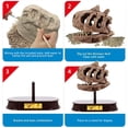 thumbnail image 4 of Kit de excavación de dinosaurios ArtCreativity Carnotaurus Skull Kids, 4 of 8
