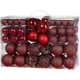 thumbnail image 2 of Pack De 100 Bolas De Navidad, Adornos Para Arbol De Navidad, Bolas Para Arbol De Navidad, 100 Ganchos De Metal, Colgantes, Irrompibles, 2 of 5