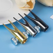 Eyebrow Pencil Sharpener U-Shape Brow Pencil Sharpener Cosmetics Accessory Multifunctional,Manual Eyebrow Pencil Sharpener Metal Double U Shaped Slot Makeup Sharpening Tool For And Cosmetic Pencils