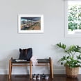 thumbnail image 3 of Art.com Hampton Beach, NH, Listening to the Band on the Casino Veranda Scene Art Print by Lantern Press, White Frame Wall Art, 29" x 21", 3 of 5