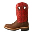 thumbnail image 2 of Men's Twisted X MLCA005 Lite Cowboy Alloy Toe Work Boot Brown/Flash Red Leather 7.5 2E, 2 of 6