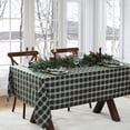 thumbnail image 2 of Elrene Home Fashions Sherwood Tree Dobby Cotton Rectangle Tablecloth, Green, 60" x 120" Rectangle, 2 of 4