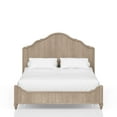 thumbnail image 6 of Miekor Furniture Queen 338-105 Panel Bedroom Set With 3 Drawer Nightstand, Casual Dresser, Cane Mirror, 3 Drawer Cane Front Chest and Bench MK2277, 6 of 12