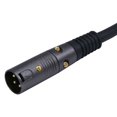 thumbnail image 6 of Monoprice XLR Male to XLR Female - 150 Feet - Black | Gold Plated | 16AWG Copper Wire Conductors [Microphone & Interconnect] - Premier Series, 6 of 6