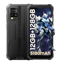 Blackview Rugged Phones BV4800 Pro 4GB 128GB Octa-core 6.5” IP68 & IP69K Waterproof Smartphones, 4G LTE Dual SIM Mobile Phone, NFC Glove Mode, Black