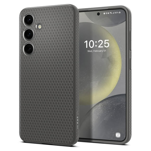 Funda para teléfono celular Spigen Galaxy S24 TPU gris mármol