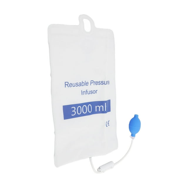 Sac de Perfusion sous Pression TPU, Étanchéité à l'Air Pratique Léger Sac de Perfusion sous Pression Multi-Usage Résistance à l'Usure pour Hôpital pour Patient 3000ml