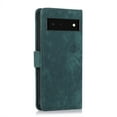 thumbnail image 4 of Nalacover Slim Wallet Case for Google Pixel 6, for Women Men, Embossed Pattern PU Leather Shockproof Magnetic Clasp Credit Card Slots Flip Kickstand Phone Case+Wrist Strap,Green, 4 of 7