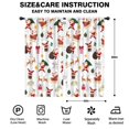 thumbnail image 2 of Blackout Kids Curtains,White Christmas Santa and Gift Pattern Childrens Insulated Curtains Set Of 2,Bedroom Essentials,Toddler Room Decor 42"x84", 2 of 5