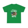 thumbnail image 2 of US Army Proud Wife - Proud Wife Of A US Army Veteran Flag T-Shirt, 2 of 2