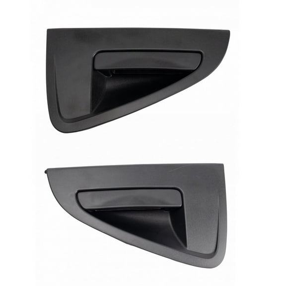 TRQ Rear Exterior Door Handle Set LH & RH Sides for 2013-2015 Chevy Spark DHA30580