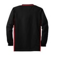 thumbnail image 6 of Sport-Tek Youth Tipped V Neck Raglan Wind Shirt-M (Black/True Red), 6 of 6