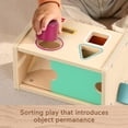 thumbnail image 3 of Clasificador de formas de madera Montessori Fisher-Price para bebés, 3 of 6