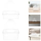 thumbnail image 5 of 2 cajas de toallitas húmedas para bebé, porta toallitas, estuche de inodoro con tapa abatible, dispensador de baño para trapos de bebé, servilletas, toallero limpiador, 1100 ml y 1850 ml, 5 of 7